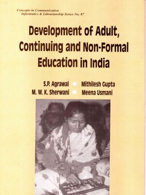 cover image of Development of Adult, Continuing and Non-Formal Education in India